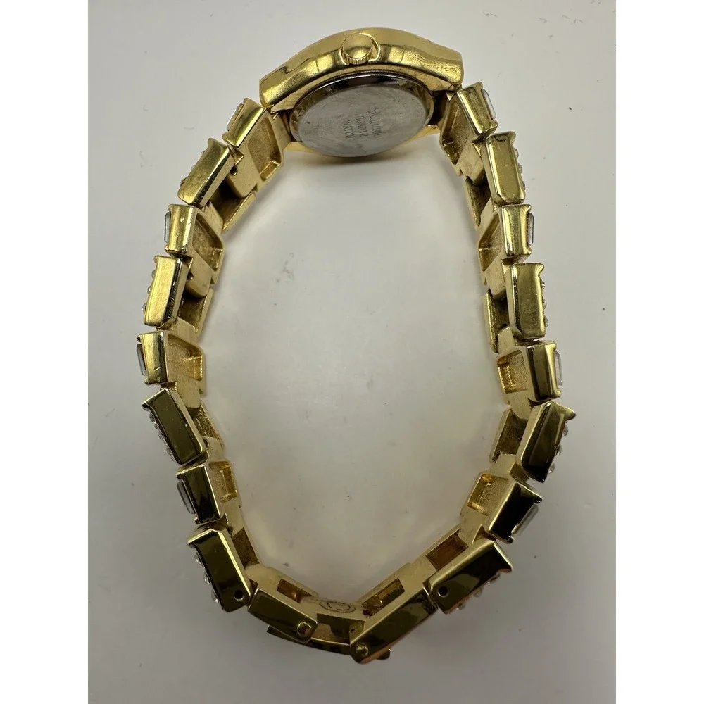 Xanadu Ladies Watch White Crystals New Battery 24MM 7.25